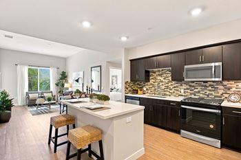 Large center kitchen island*